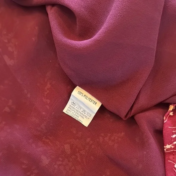 Elegant polyester Floral Long Sleeve maxi Dress NWT XXL - Picture 14 of 16